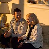 Cheyenne Jackson and Gena Rowlands