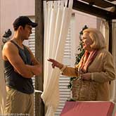 Cheyenne Jackson and Gena Rowlands